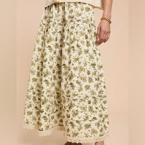 Floral Cotton Skirt